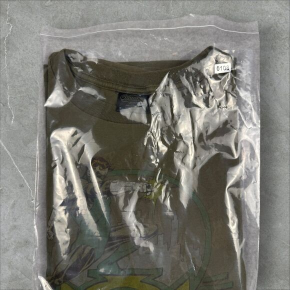 Vintage Y2K Changes Green Lantern DC Comics Super Hero T-Shirt Olive Green - XL - Picture 7 of 7